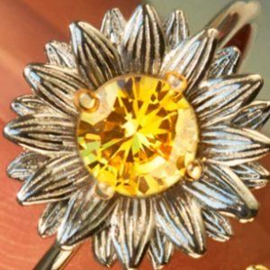 DAUGHTER RING---I WOULD CHANGE THE WORLD FOR YOU SUNFLOWER…